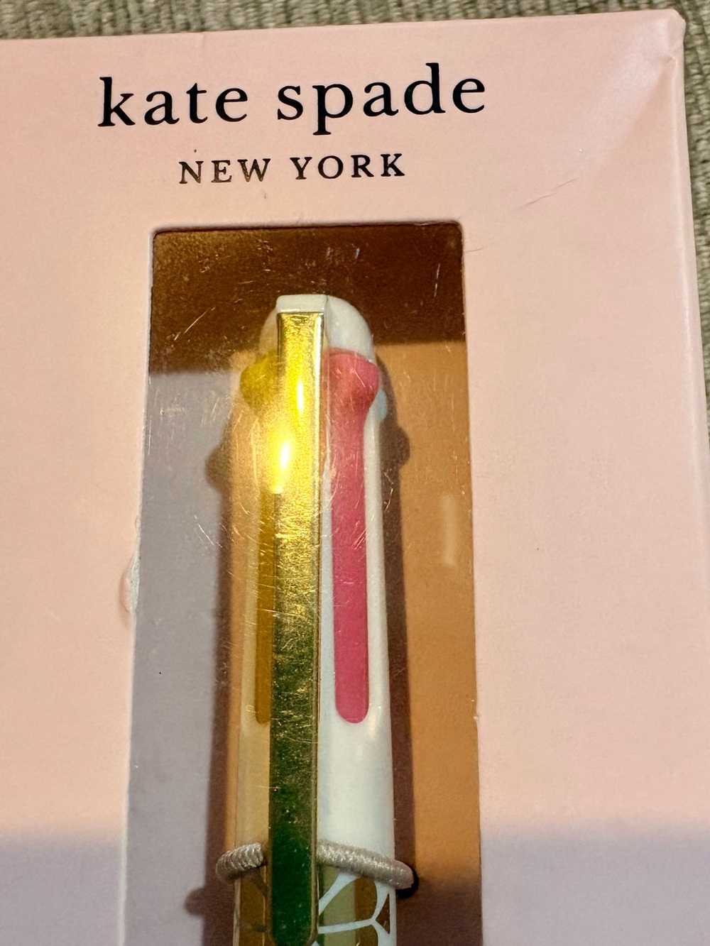 Stationary Bundle - New Kate Spade Multi-Color Pen and Fringe Lined Notebook - Picture 2 of 5
